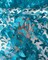 Turquoise 3D Butterfly Nylon Tulle Fabric by the Yard, 63" Wide Soft Stretch Mesh Fabric for Veils, Wedding Dresses, Decor & Sewing